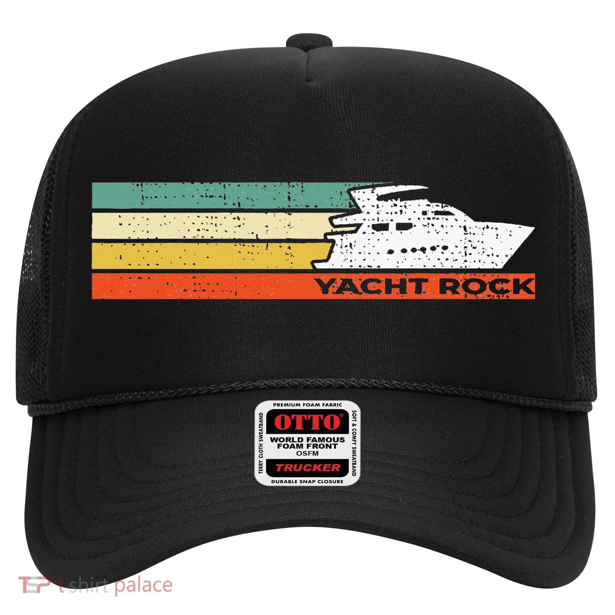 Distressed Retro Yacht Rock Hat