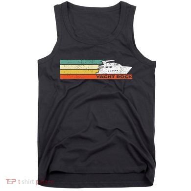 Distressed Retro Yacht Rock Tank Top