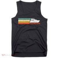Distressed Retro Yacht Rock Tank Top thumb 0