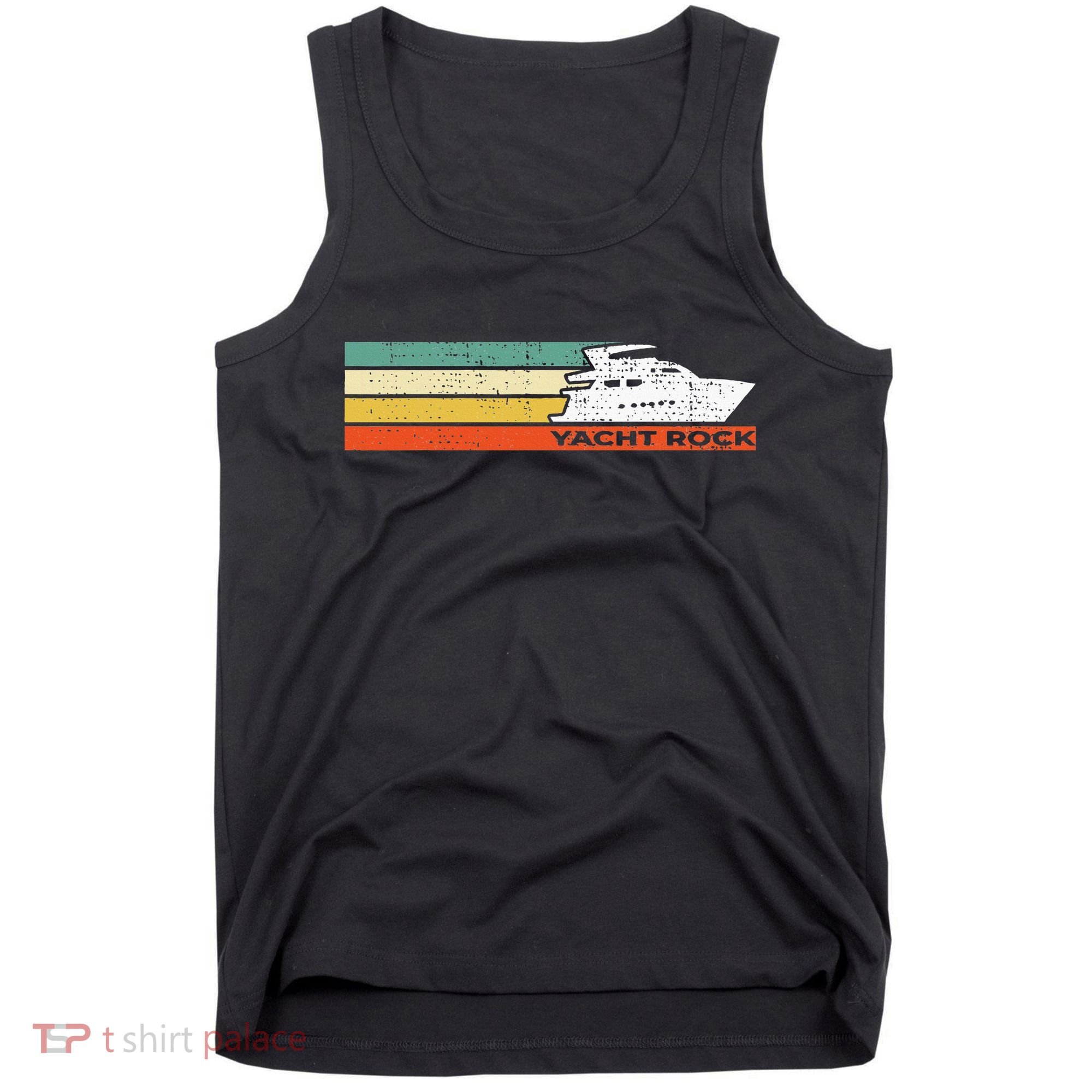 Distressed Retro Yacht Rock Tank Top