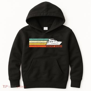 Distressed Retro Yacht Rock Kids Hoodie