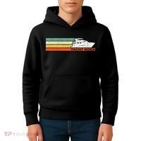 Distressed Retro Yacht Rock Kids Hoodie thumb 4