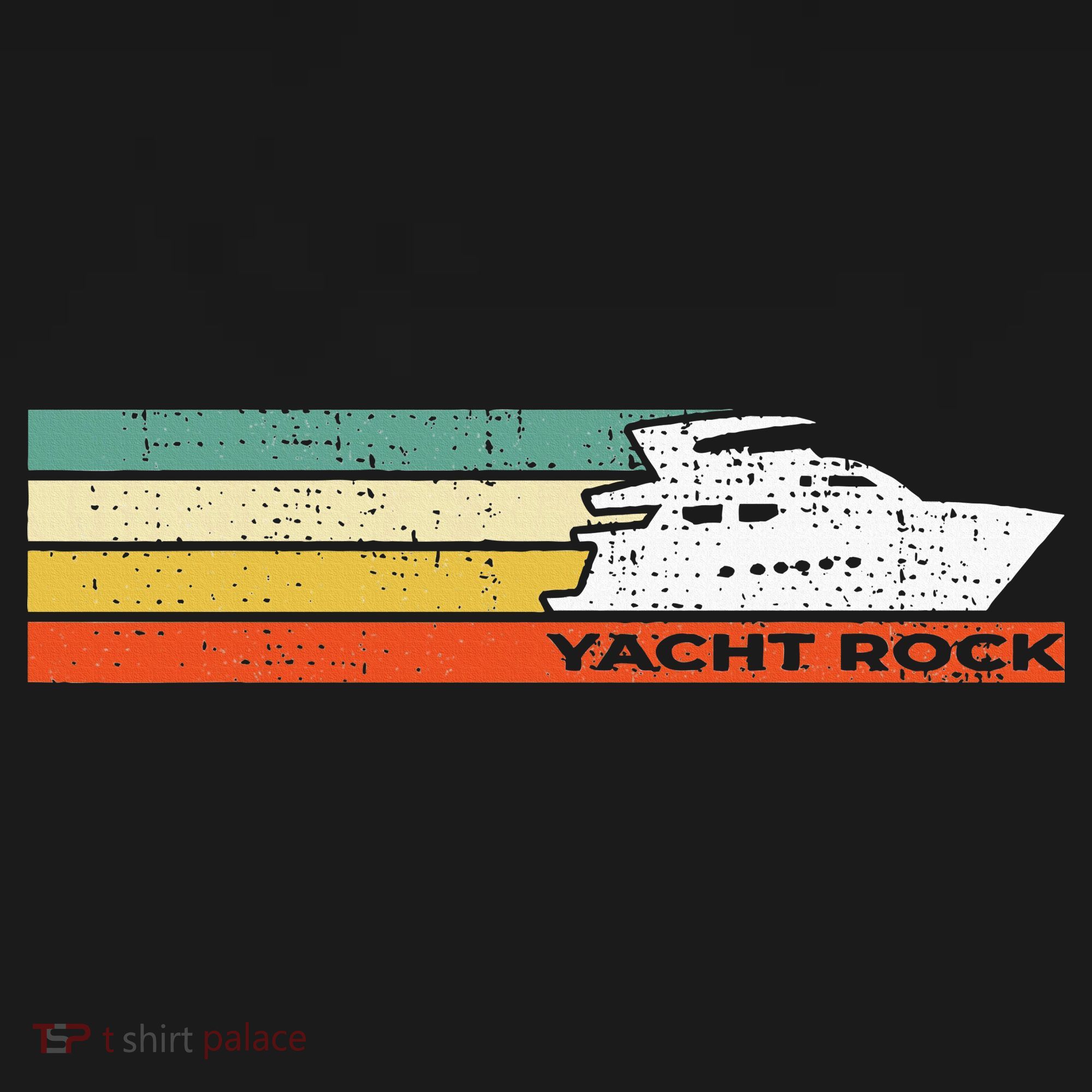 Distressed Retro Yacht Rock Kids Long Sleeve Shirt