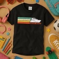 Distressed Retro Yacht Rock Kids T-Shirt thumb 3