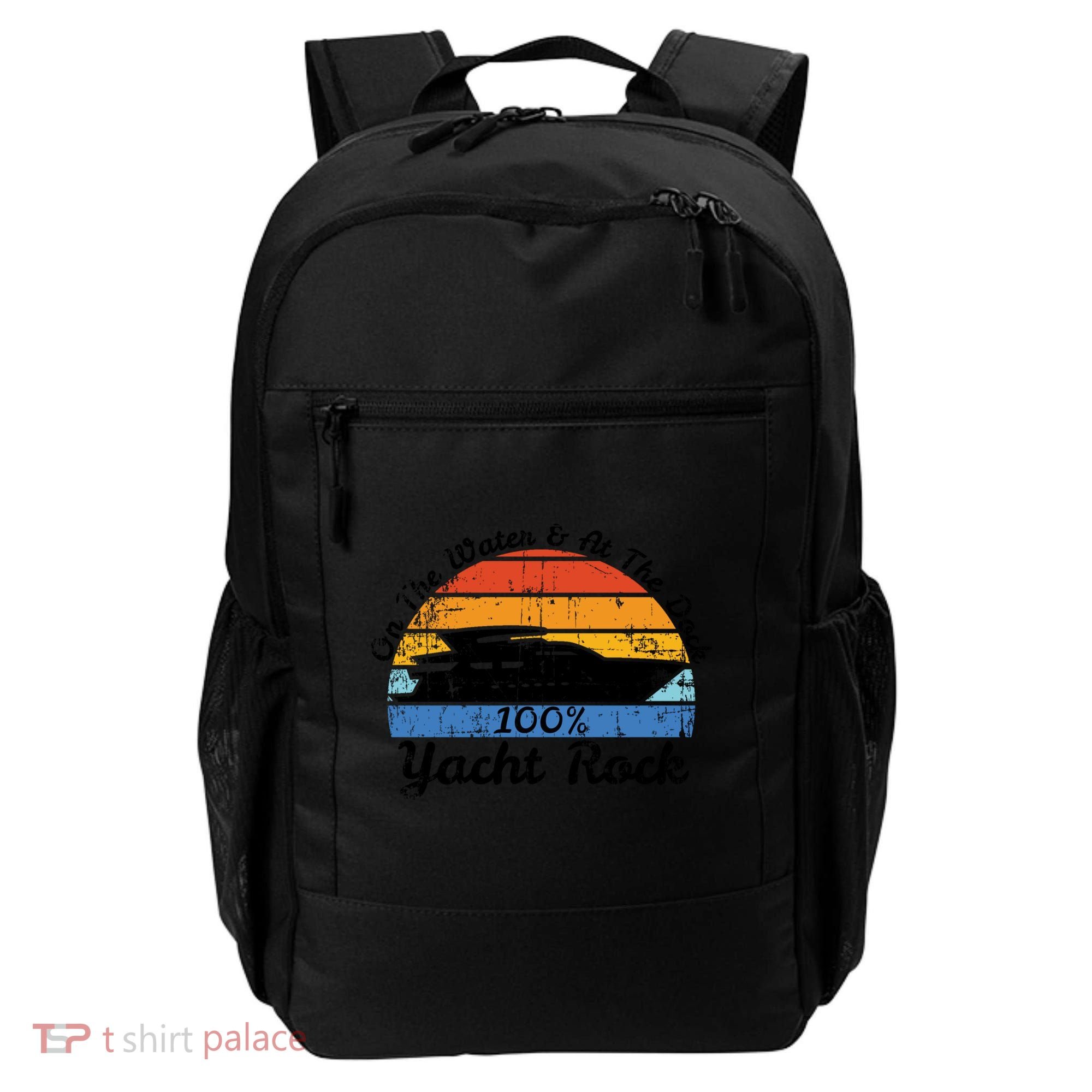 Distressed Retro Yacht Rock Gift Backpack