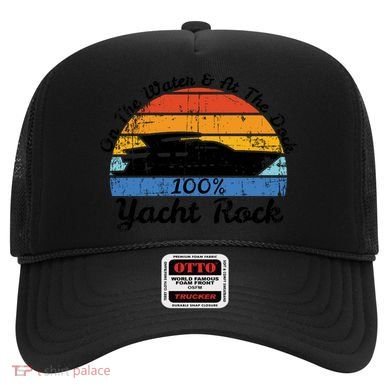 Distressed Retro Yacht Rock Gift Hat