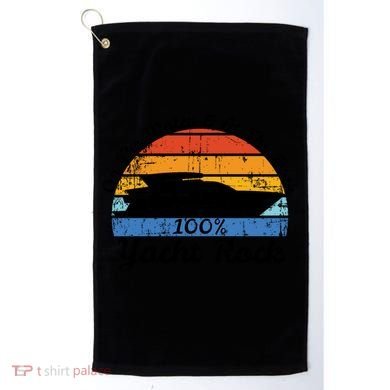 Distressed Retro Yacht Rock Gift Golf Towel