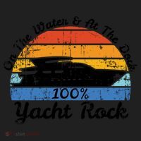 Distressed Retro Yacht Rock Gift Golf Towel thumb 3