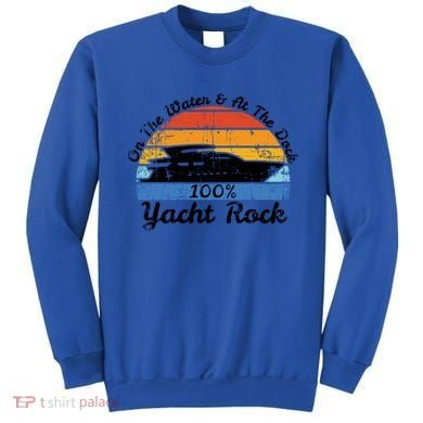 Distressed Retro Yacht Rock Gift Sweatshirt