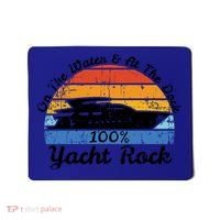 Distressed Retro Yacht Rock Gift Mousepad thumb 0
