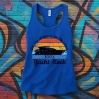 Distressed Retro Yacht Rock Gift Women's Tank Top thumb 3