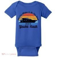 Distressed Retro Yacht Rock Gift Baby Bodysuit thumb 0