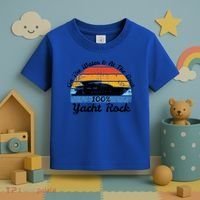 Distressed Retro Yacht Rock Gift Toddler T-Shirt thumb 3