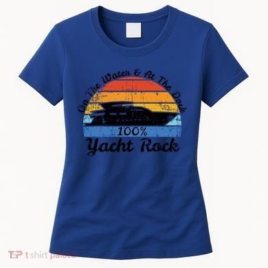 Distressed Retro Yacht Rock Gift Women's T-Shirt