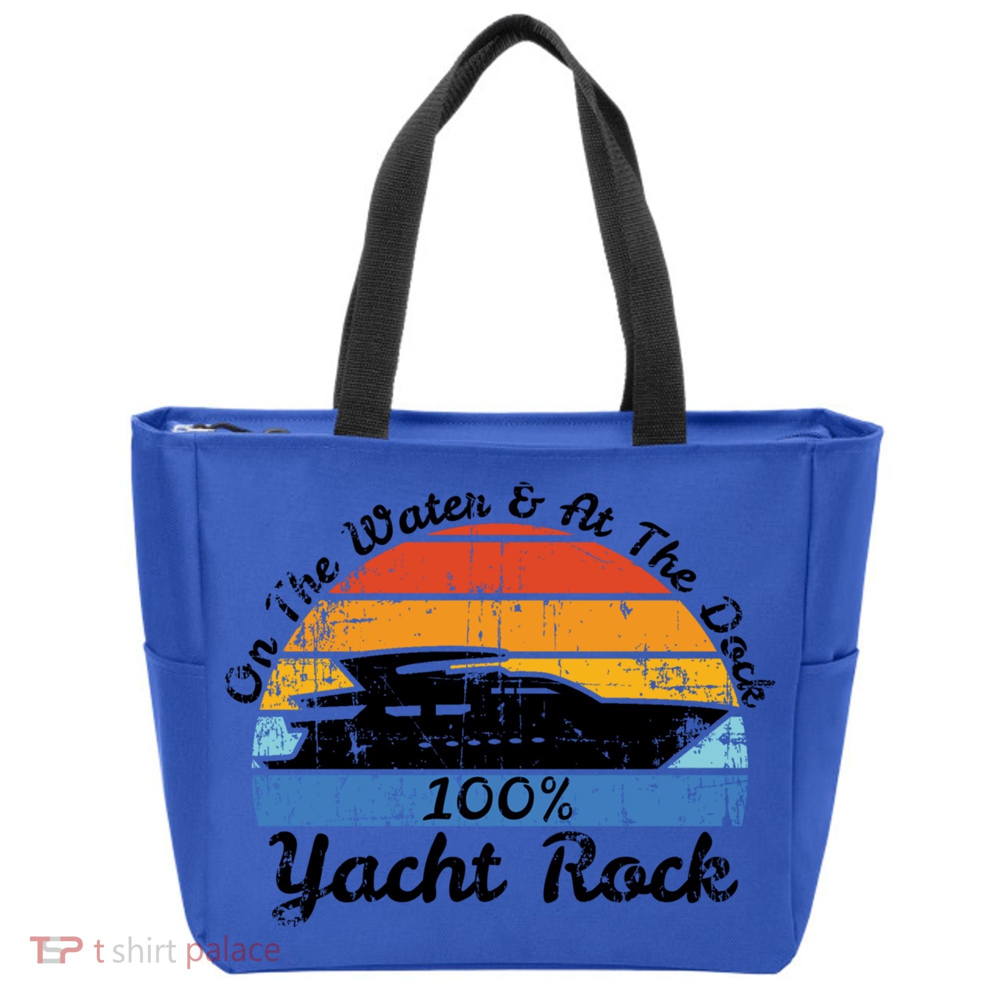 Distressed Retro Yacht Rock Gift Tote Bag