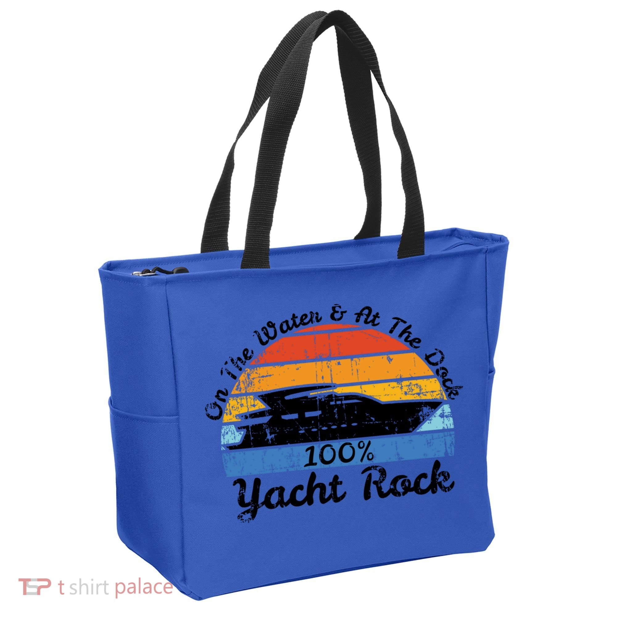 Distressed Retro Yacht Rock Gift Tote Bag