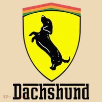 Dachshund Racing Yellow Tote Bag thumb 4
