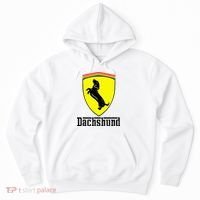 Dachshund Racing Yellow Hoodie thumb 0