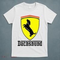 Dachshund Racing Yellow T-Shirt thumb 5