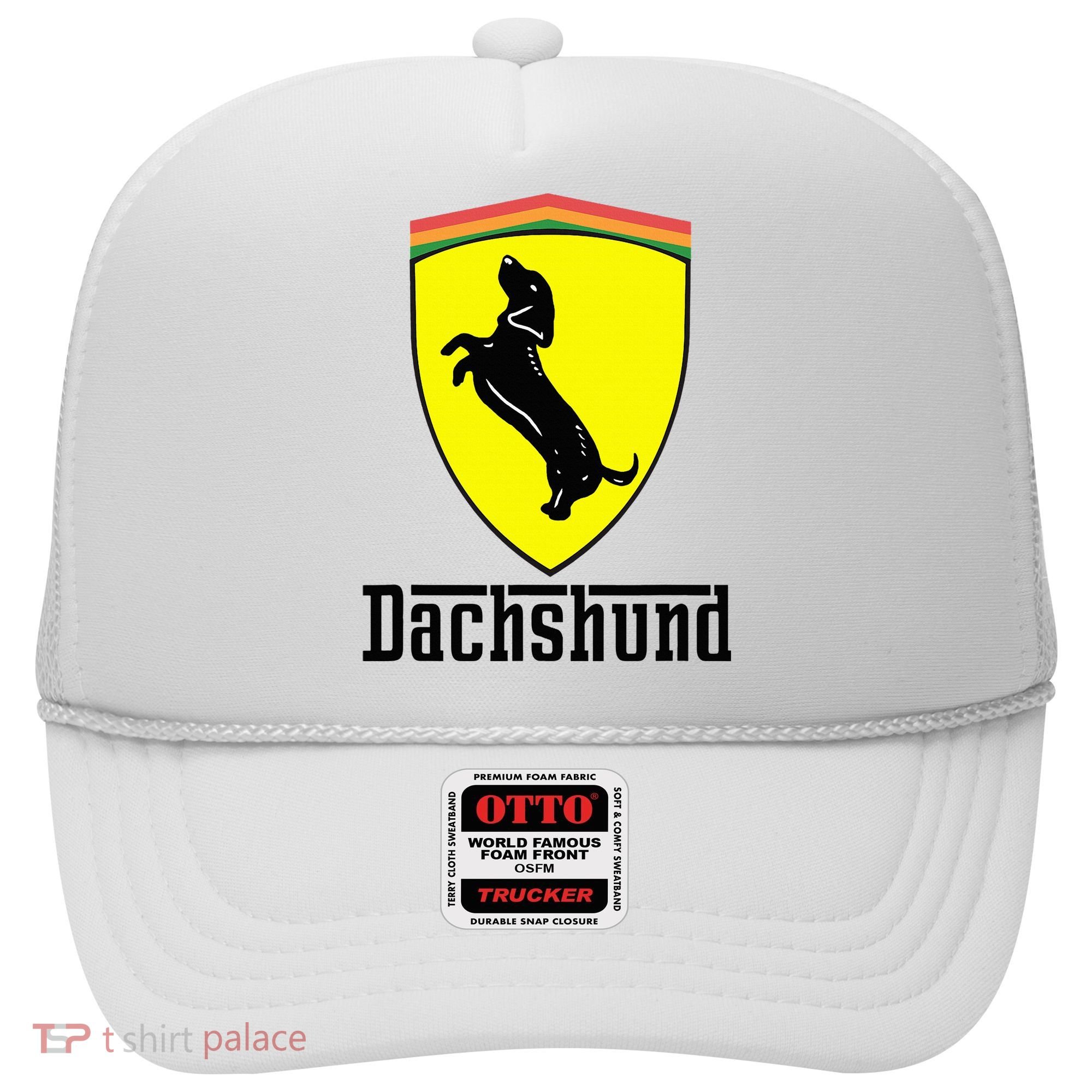Dachshund Racing Yellow Hat