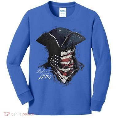Defiant Since 1776 Kids Long Sleeve Shirt