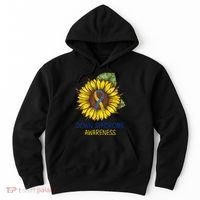 Down Syndrome Awareness Sunflower Ribbon Hoodie thumb 0