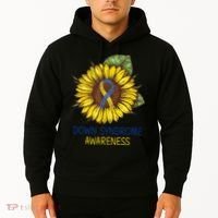 Down Syndrome Awareness Sunflower Ribbon Hoodie thumb 2