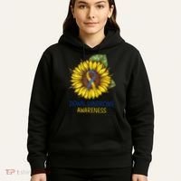 Down Syndrome Awareness Sunflower Ribbon Hoodie thumb 5