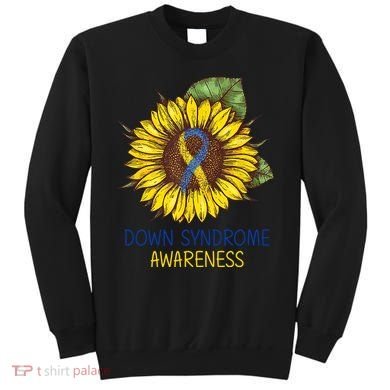 Down Syndrome Awareness Sunflower Ribbon Sweatshirt