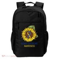 Down Syndrome Awareness Sunflower Ribbon Backpack thumb 0