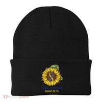 Down Syndrome Awareness Sunflower Ribbon Beanie thumb 0