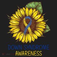 Down Syndrome Awareness Sunflower Ribbon Beanie thumb 2
