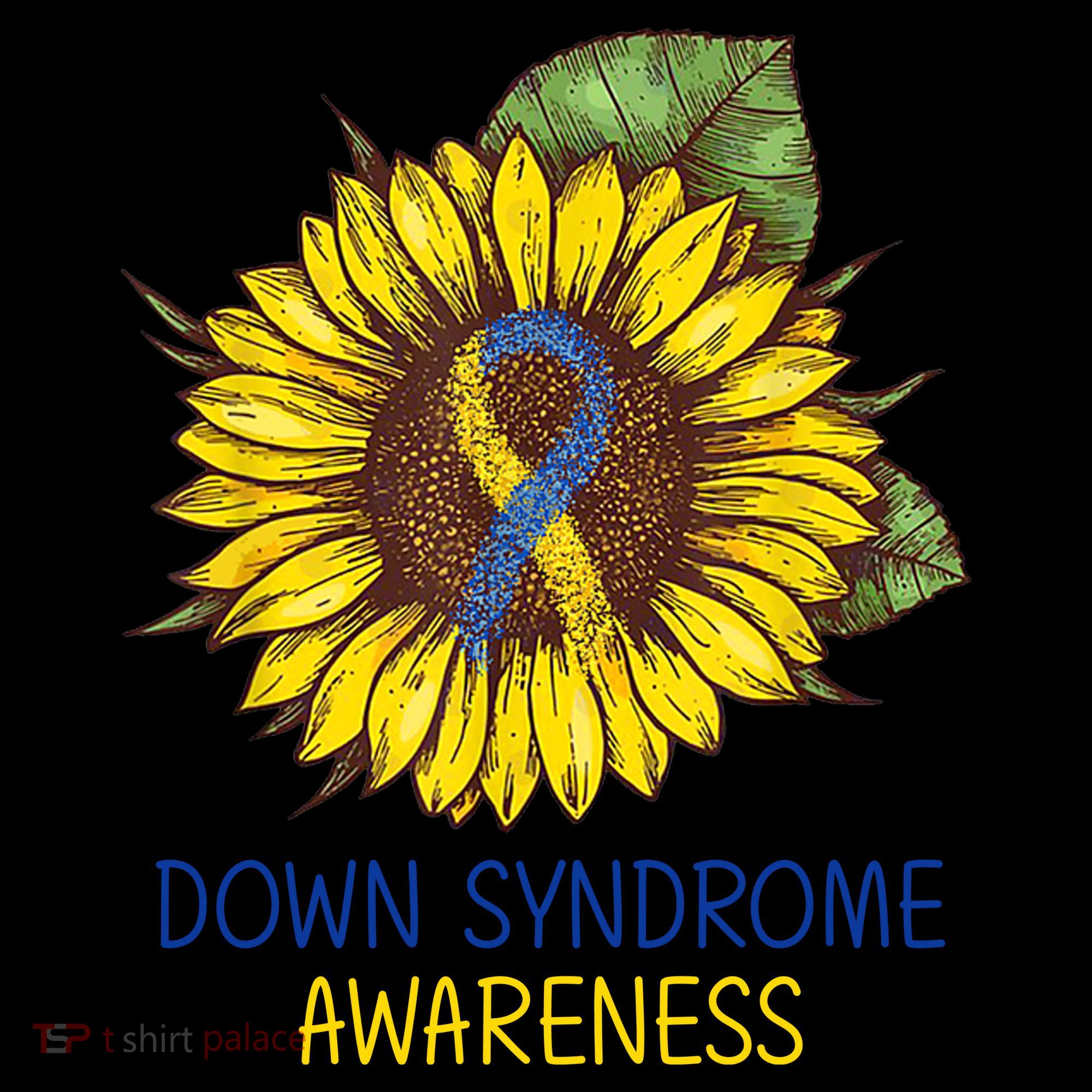 Down Syndrome Awareness Sunflower Ribbon Women's Hoodie