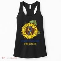 Down Syndrome Awareness Sunflower Ribbon Women's Tank Top thumb 0