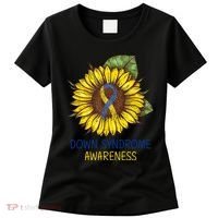 Down Syndrome Awareness Sunflower Ribbon Women's T-Shirt thumb 0
