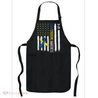 Down Syndrome Awareness Us Flag Trisomy 21 Apron thumb 0