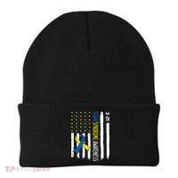 Down Syndrome Awareness Us Flag Trisomy 21 Beanie thumb 0