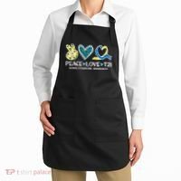 Down Syndrome Awareness Peace Love T21 WDSD Apron thumb 2