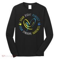 Down Syndrome Awareness Day 21 March Down Right Perfect Long Sleeve Shirt thumb 0