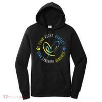 Down Syndrome Awareness Day 21 March Down Right Perfect Women's Hoodie thumb 0