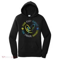 Down Syndrome Awareness Day 21 March Down Right Perfect Women's Hoodie thumb 0