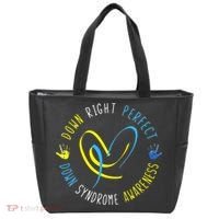 Down Syndrome Awareness Day 21 March Down Right Perfect Tote Bag thumb 0