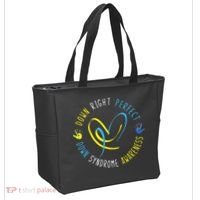 Down Syndrome Awareness Day 21 March Down Right Perfect Tote Bag thumb 2