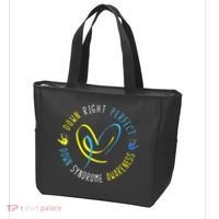 Down Syndrome Awareness Day 21 March Down Right Perfect Tote Bag thumb 3