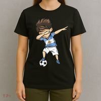 Dabbing Soccer Argentina Jersey Argentinian Football T-Shirt thumb 4