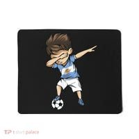 Dabbing Soccer Argentina Jersey Argentinian Football Mousepad thumb 0