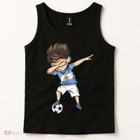 Dabbing Soccer Argentina Jersey Argentinian Football Tank Top thumb 2