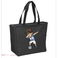 Dabbing Soccer Argentina Jersey Argentinian Football Tote Bag thumb 2