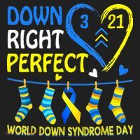 Down Syndrome Awareness Down Right Perfect Women's Sweatshirt thumb 2