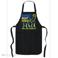 Down Syndrome Awareness Down Right Perfect Apron thumb 0